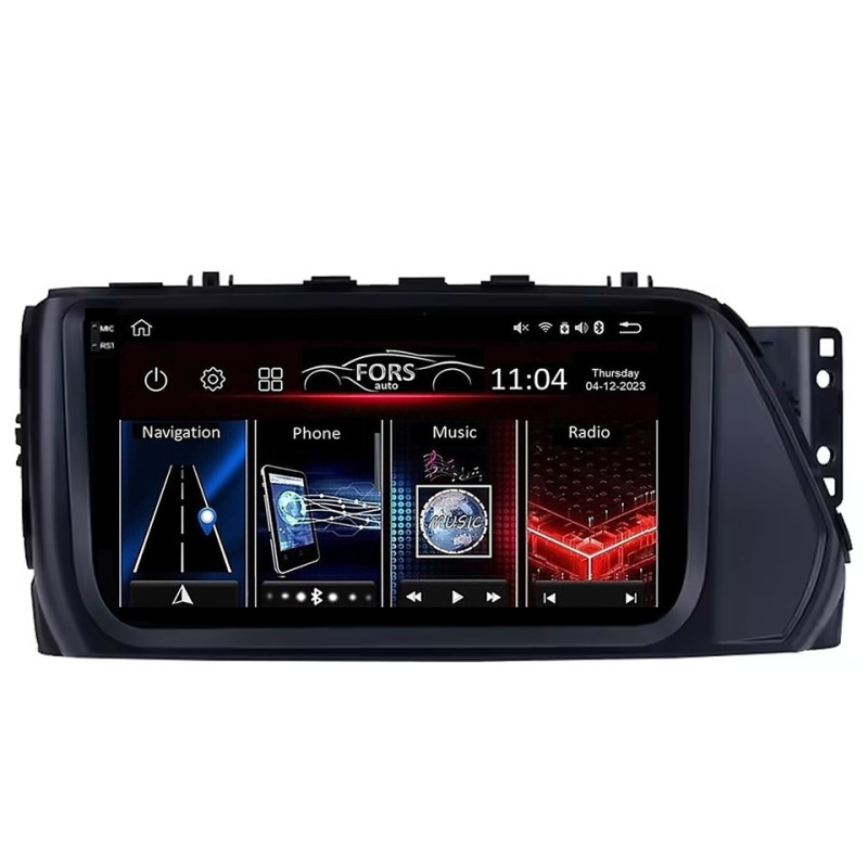 Android head unit FORS.auto FS 6 MAX for Hyundai Verna (6+128Gb, 9") 2017-2018