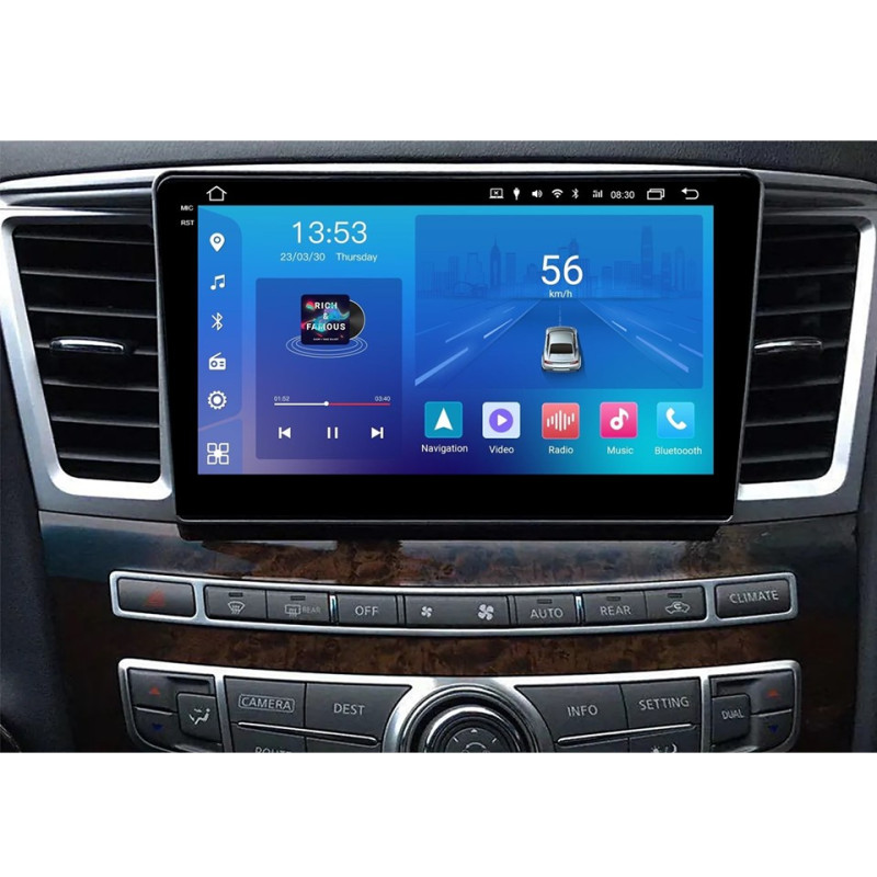 Android head unit FORS.auto FS 2 ULTRA for Infiniti QX60 (2+32Gb, 9") 2013-2016