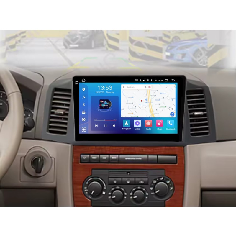 Android head unit FORS.auto FS 2 PRO for Jeep Grand Cherokee (2+32Gb, 10", LHD) 2004-2007