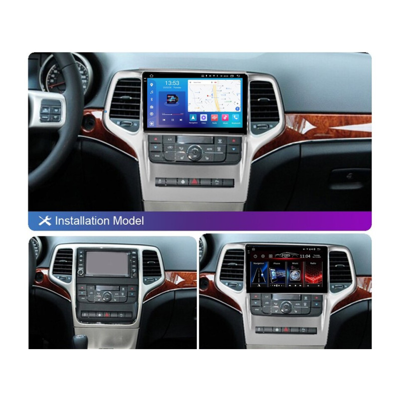 Android head unit FORS.auto FS 2 PRO for Jeep Grand Cherokee (2+32Gb, 9") 2008-2012