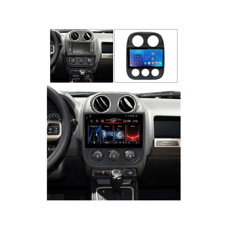 Android head unit FORS.auto FS 2 ULTRA for Jeep Compass (2+32Gb, 10") 2010-2016