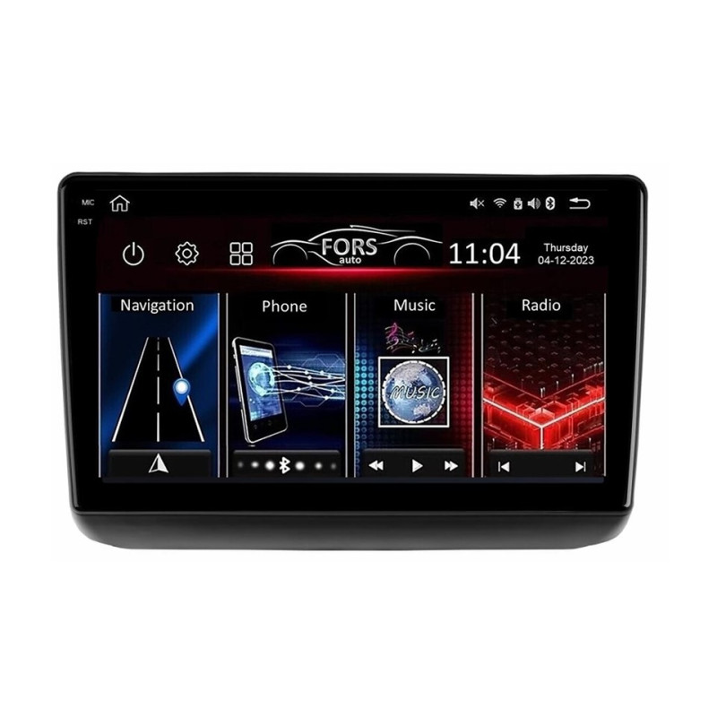 Android head unit FORS.auto FS 4 PRO for Jeep Grand Cherokee (4+64Gb, 9") 2013-2020