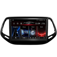 Android head unit FORS.auto FS 6 MAX for Jeep Compass (6+128Gb, 10") 2017+