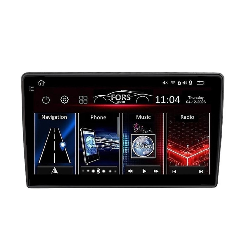 Android head unit FORS.auto FS 2 ULTRA for Kia Optima (2+32Gb, 9") 2002-2005