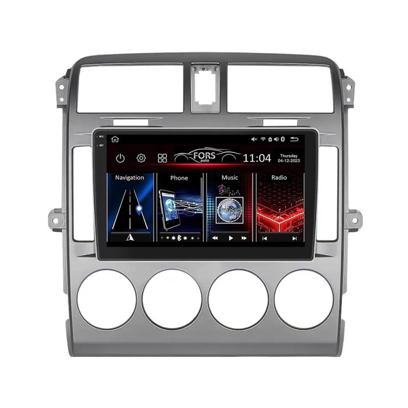 Android head unit FORS.auto FS 6 MAX for Kia Carnival (6+128Gb, 9") 2002-2006
