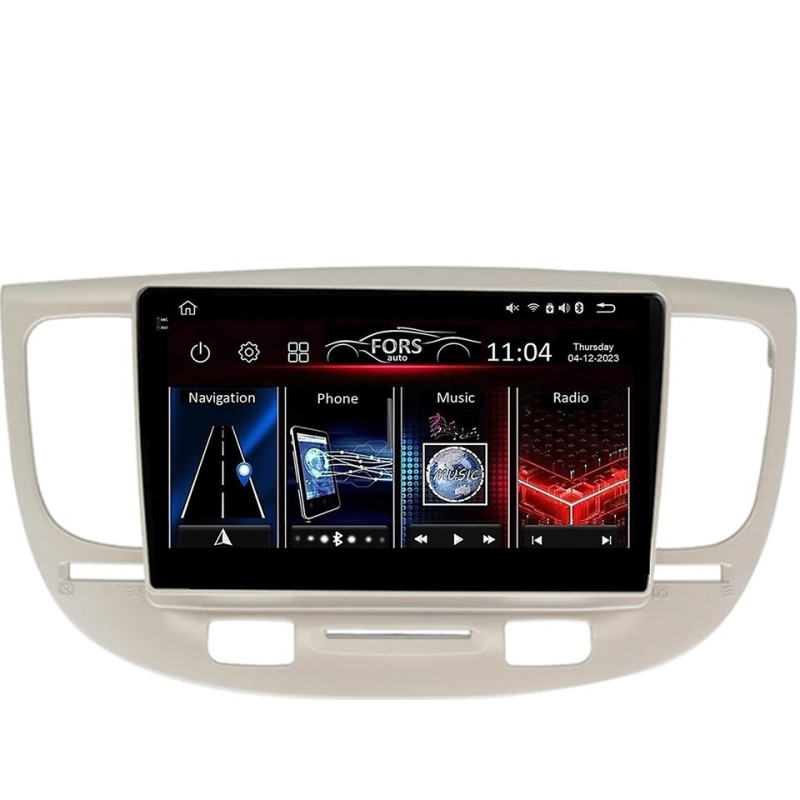 Android head unit FORS.auto FS 2 ULTRA for Kia Rio (2+32Gb, 9") 2005-2011