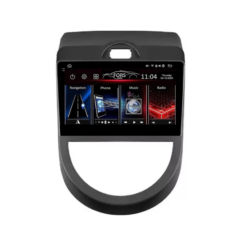 Android head unit FORS.auto FS 2 ULTRA for Kia Soul (2+32Gb, 9") 2008-2014