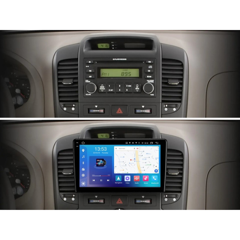 Android head unit FORS.auto FS 4 MAX for Kia VQ (4+32Gb, 9") 2006-2014