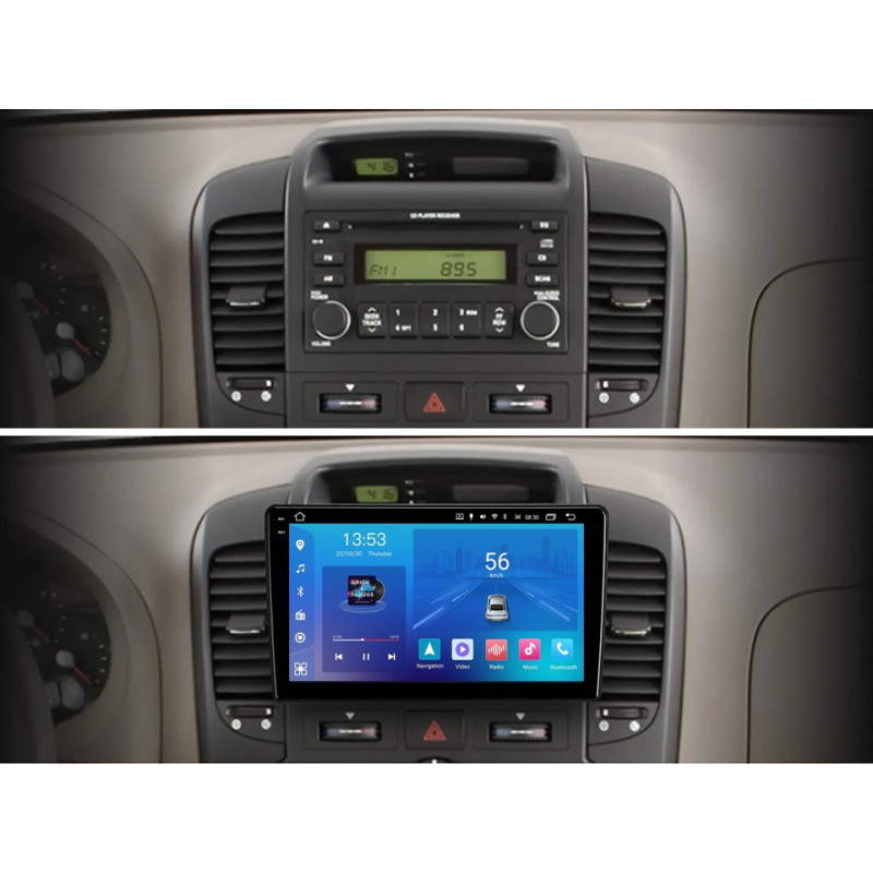 Android head unit FORS.auto FS 2 ULTRA for Kia VQ (2+32Gb, 9") 2006-2014