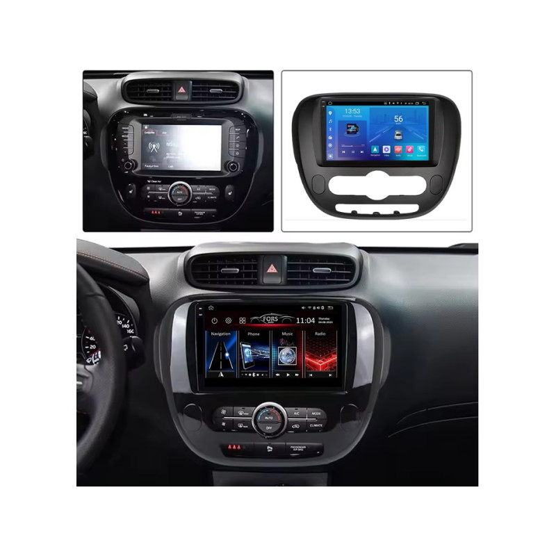 Android head unit FORS.auto FS 2 ULTRA for Kia Soul (2+32Gb, 9") 2013-2019