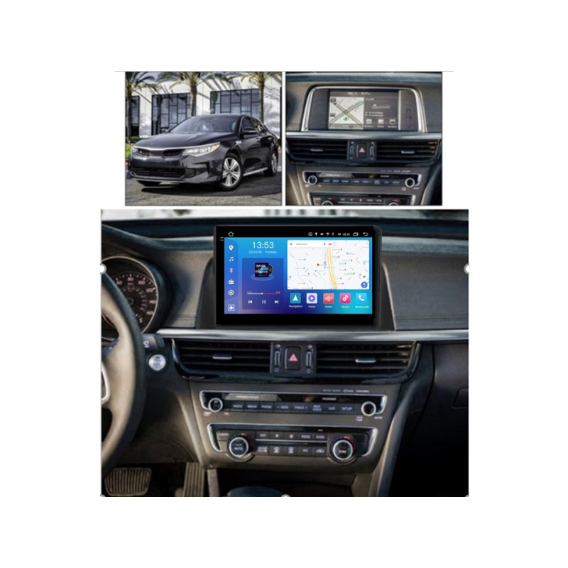 Android head unit FORS.auto FS 4 MAX for Kia Optima/K5 (4+32Gb, 9") 2015-2018