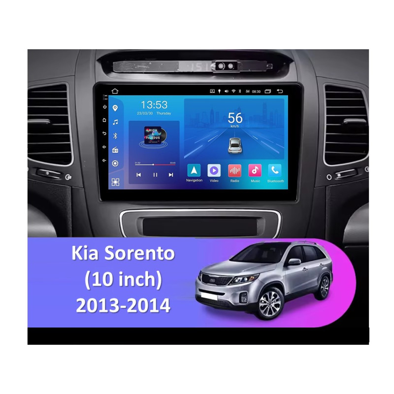 Android head unit FORS.auto FS 1 LITE for Kia Sorento (1+32Gb, 10") 2013-2014