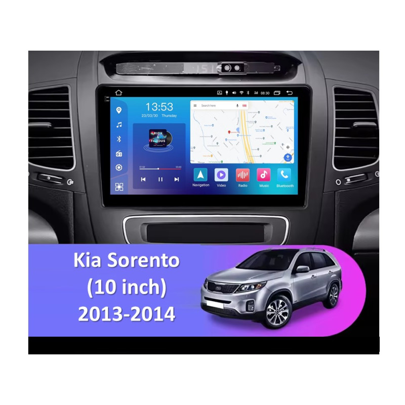 Android head unit FORS.auto FS 4 MAX Qled for Kia Sorento (4+32Gb, 10") 2013-2014