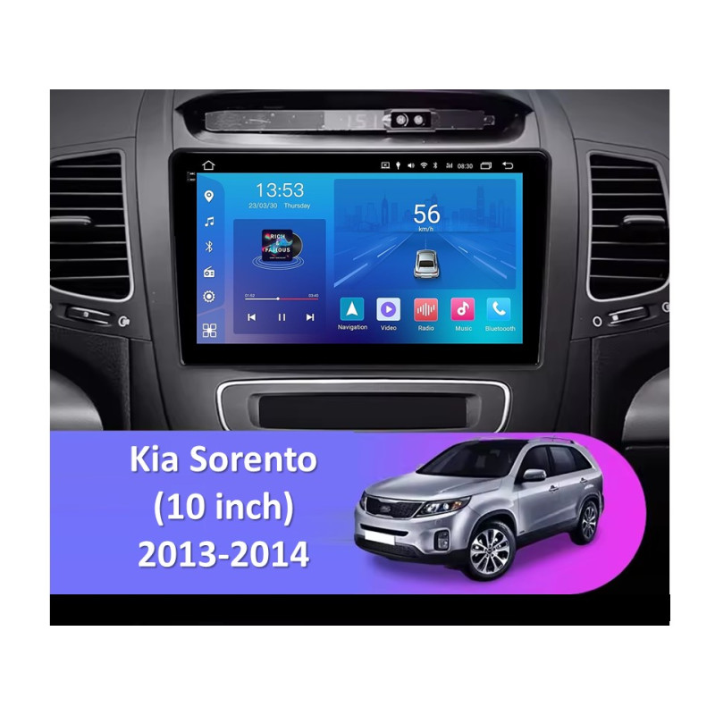Android head unit FORS.auto FS 2 ULTRA for Kia Sorento (2+32Gb, 10") 2013-2014