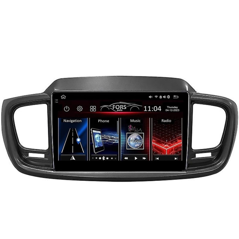 Android head unit FORS.auto FS 2 PRO for Kia Sorento (2+32Gb, 10") 2014-2017