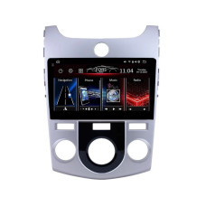 Android head unit FORS.auto FS 4 MAX for Kia Forte/Cerato (4+32Gb, 9", Manual AC) 2008-2012