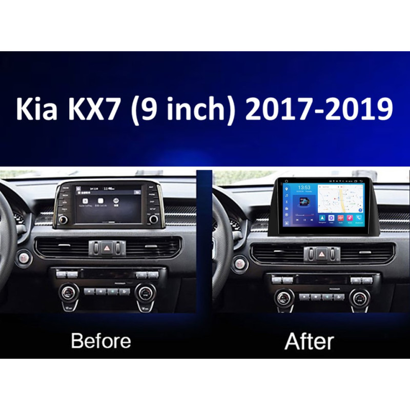 Android head unit FORS.auto FS 4 MAX Qled for Kia KX7 (4+32Gb, 9") 2017-2019