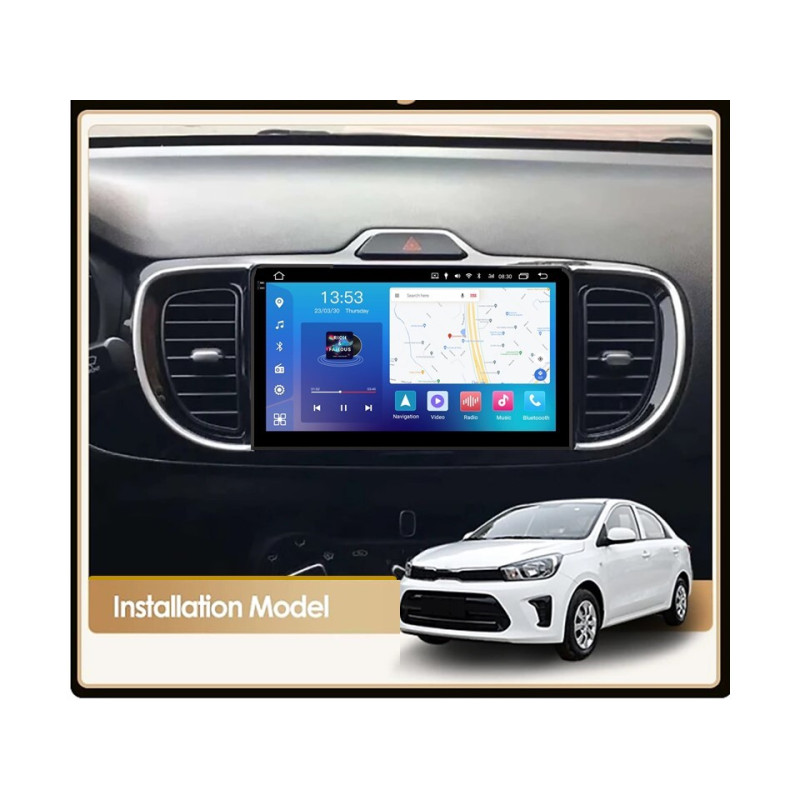 Android head unit FORS.auto FS 6 MAX for Kia Pegas (6+128Gb, 9") 2017-2020