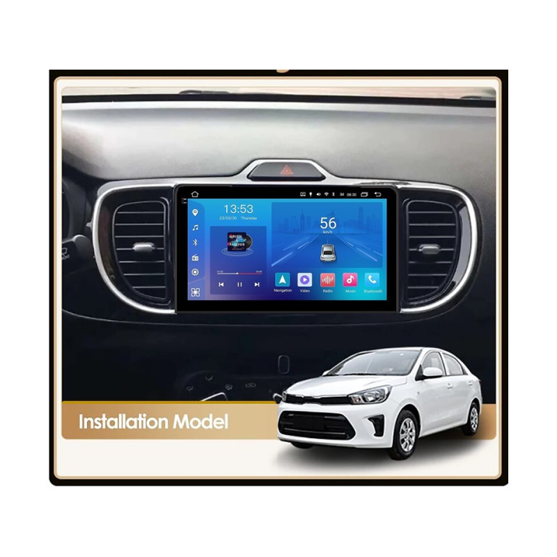 Android head unit FORS.auto FS 2 ULTRA for Kia Pegas (2+32Gb, 9") 2017-2020