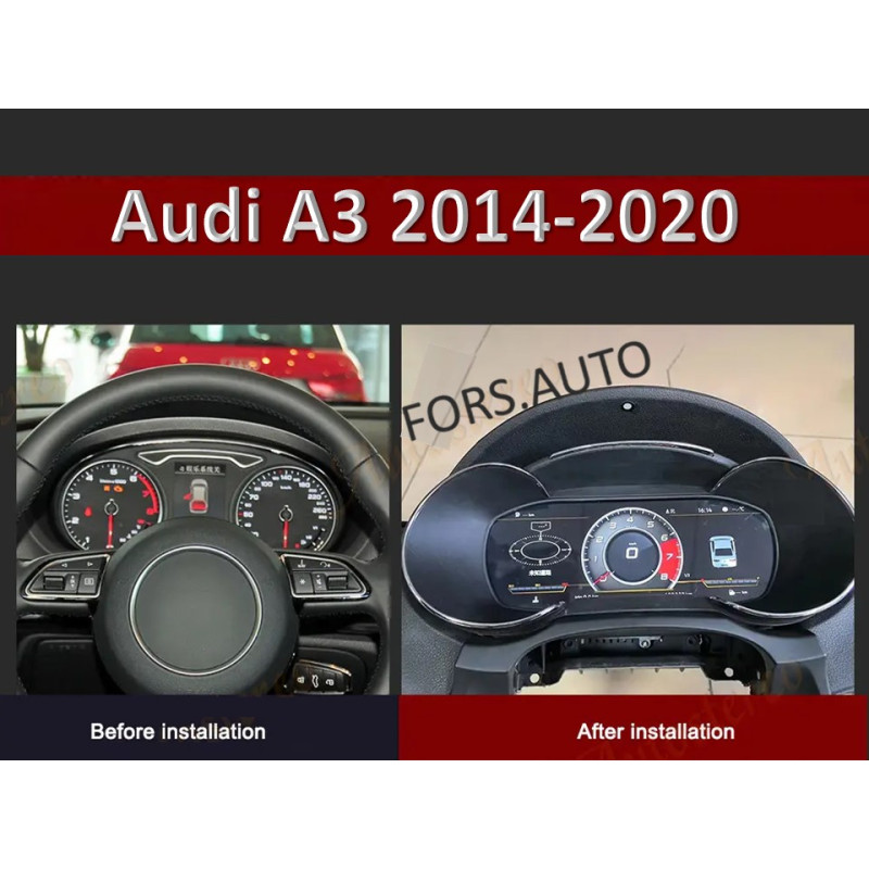 Dashboard FORS.auto for Audi A3 2014-2020