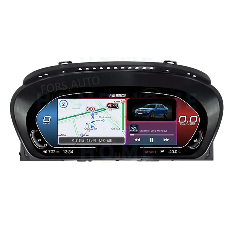 Dashboard FORS.auto for BMW 5 Series E60/E61 2003-2009
