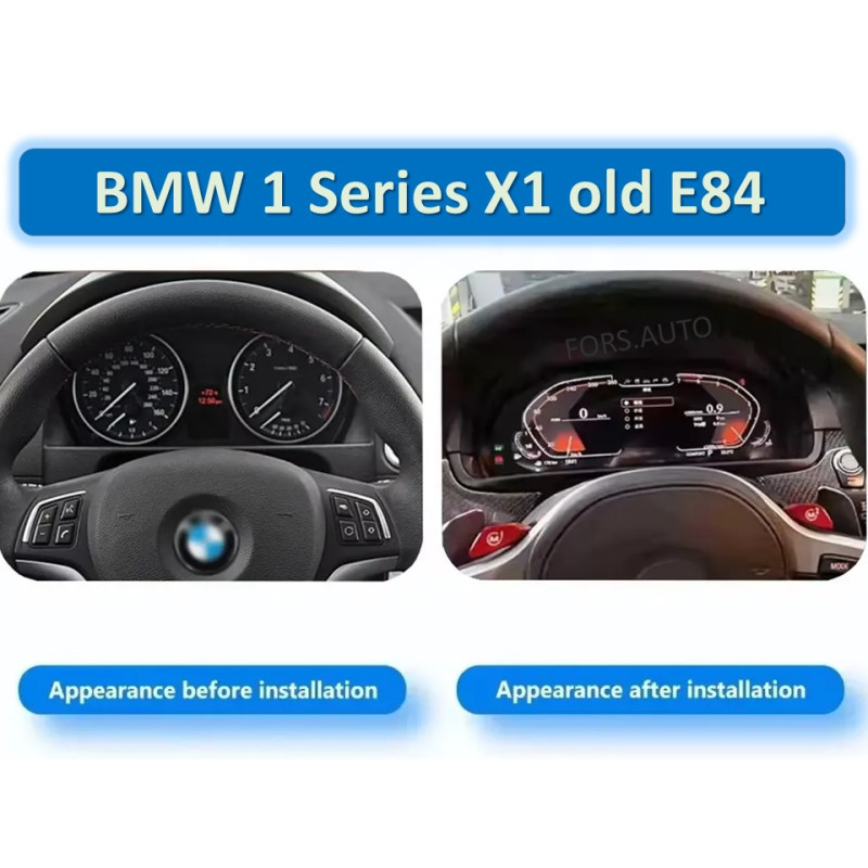 Dashboard FORS.auto for BMW 1 Series X1 old E84 2009-2015
