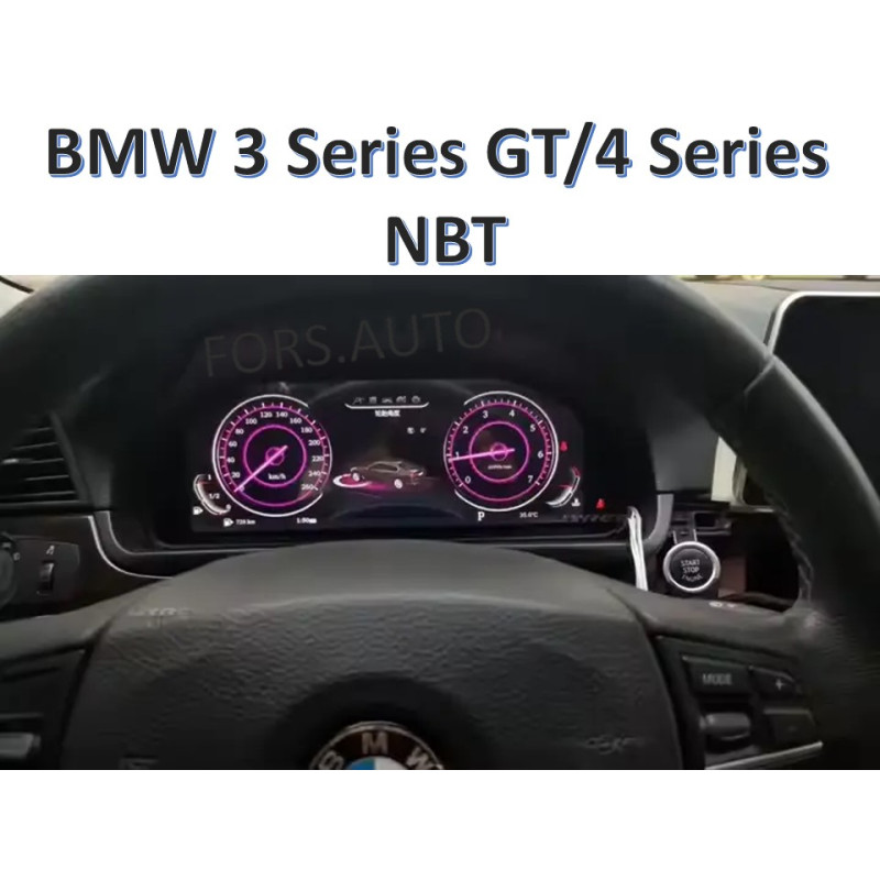 Dashboard FORS.auto for BMW 3 Series GT/4 Series NBT 2013-2019
