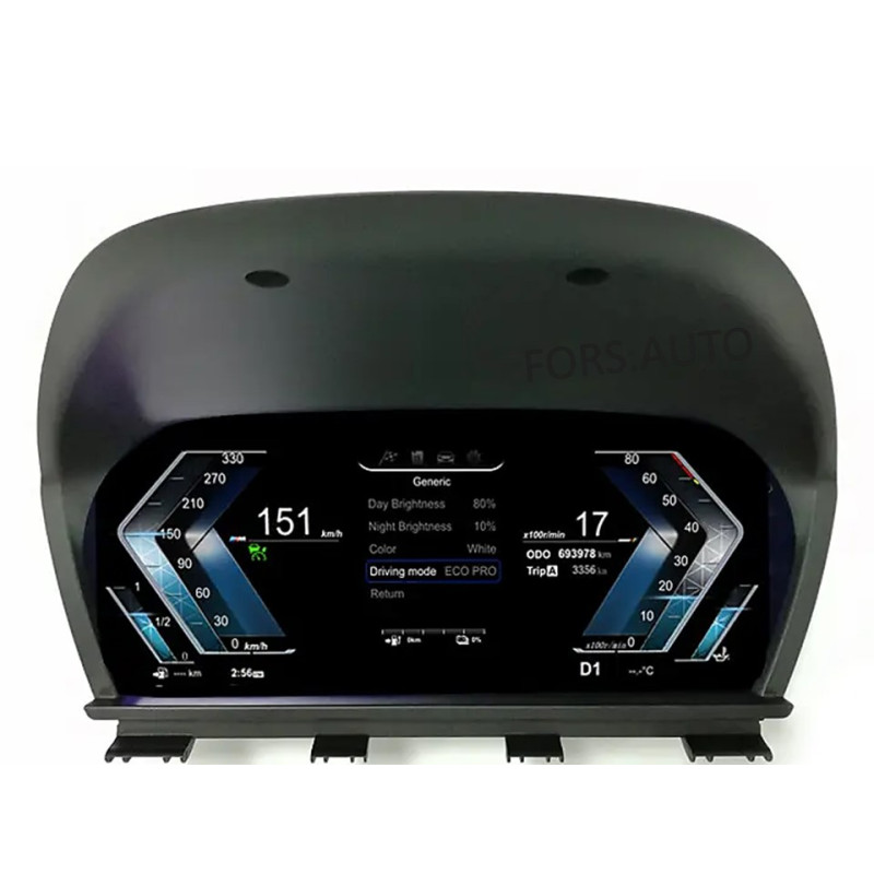 Dashboard FORS.auto for BMW X1/X2 NBT/EVO 2014-2022