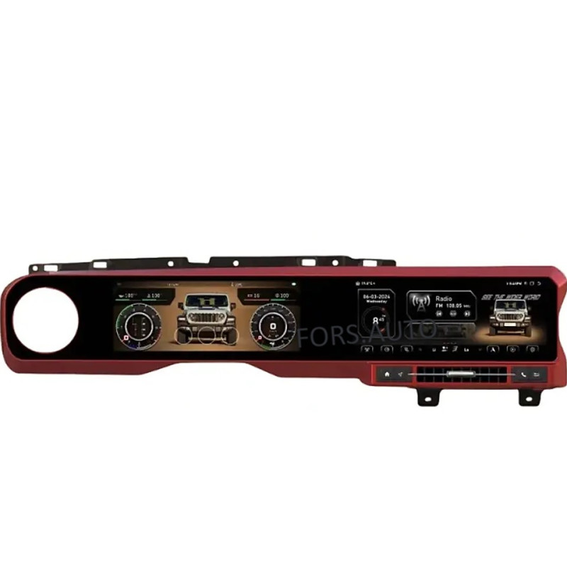 Dashboard FORS.auto for Jeep Wrangler (dual screen) 2018-2022