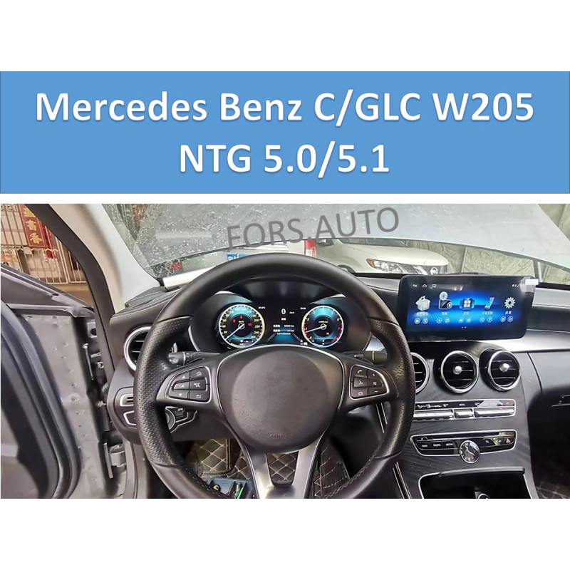 Dashboard FORS.auto for Mercedes Benz C/GLC W205 NTG 5.0/5.1 2015-2018