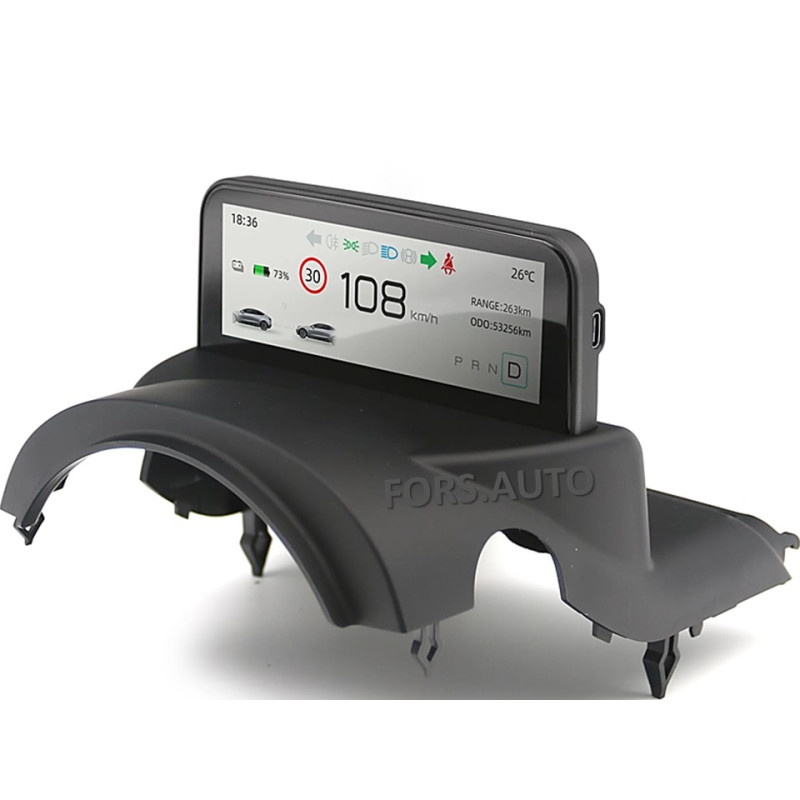 Dashboard FORS.auto for Tesla Model 3/Y (mini, 5.16 inch)
