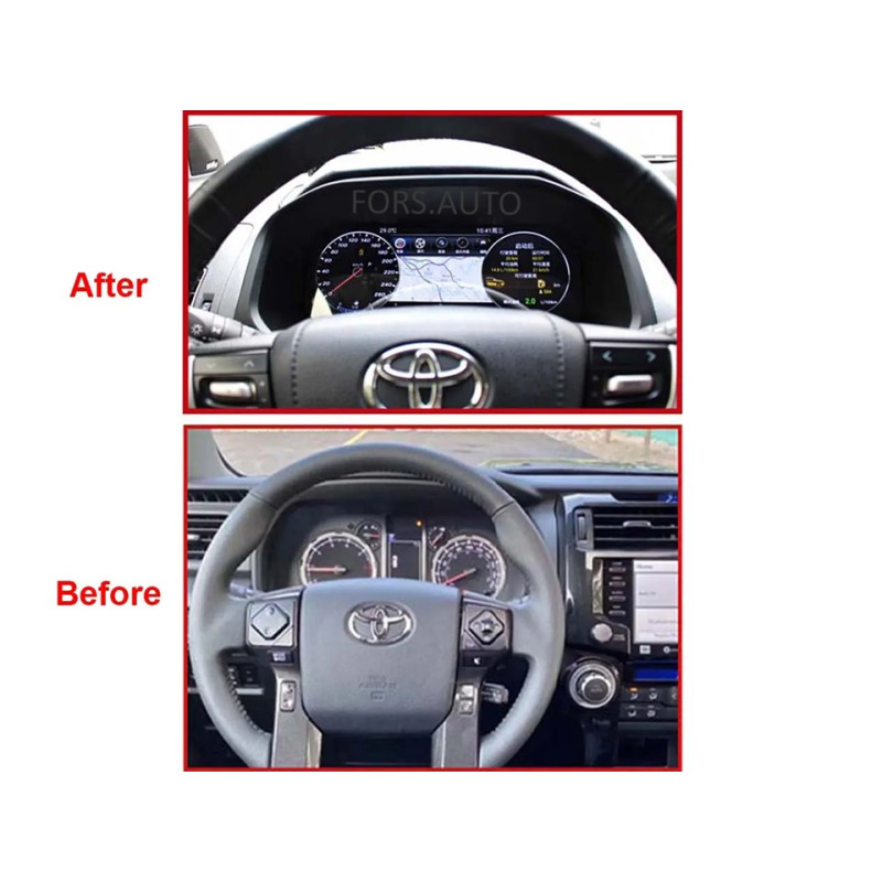 Dashboard FORS.auto for Toyota 4 Runner 2010-2022
