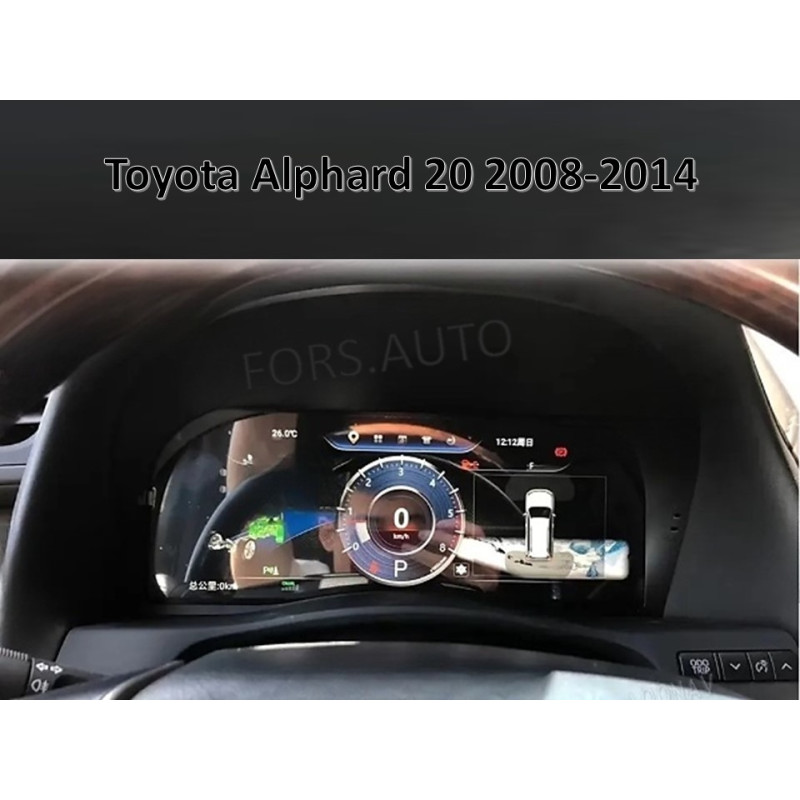 Dashboard FORS.auto for Toyota Alphard 20 2008-2014