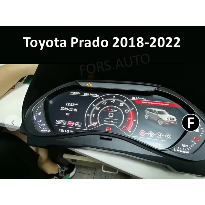 Dashboard FORS.auto for Toyota Prado 2018-2022