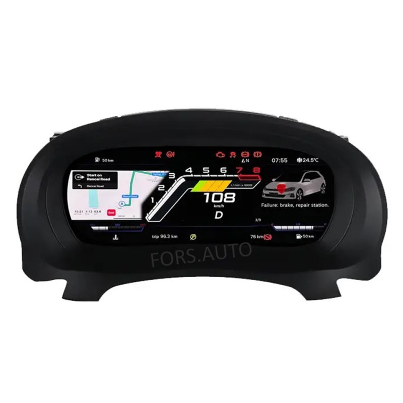 Dashboard FORS.auto for VW Golf 6 (12.3") 2010-2012