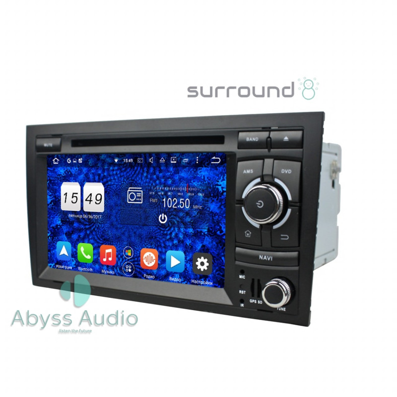 Android head unit Abyss Audio for Audi A4 2002-2008