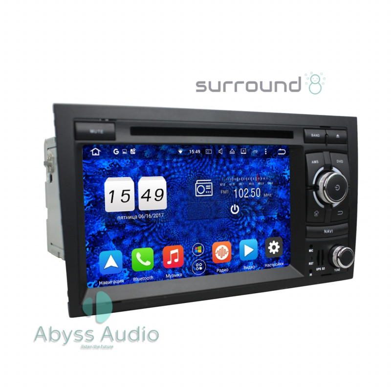 Android head unit Abyss Audio for Audi A4 2002-2008