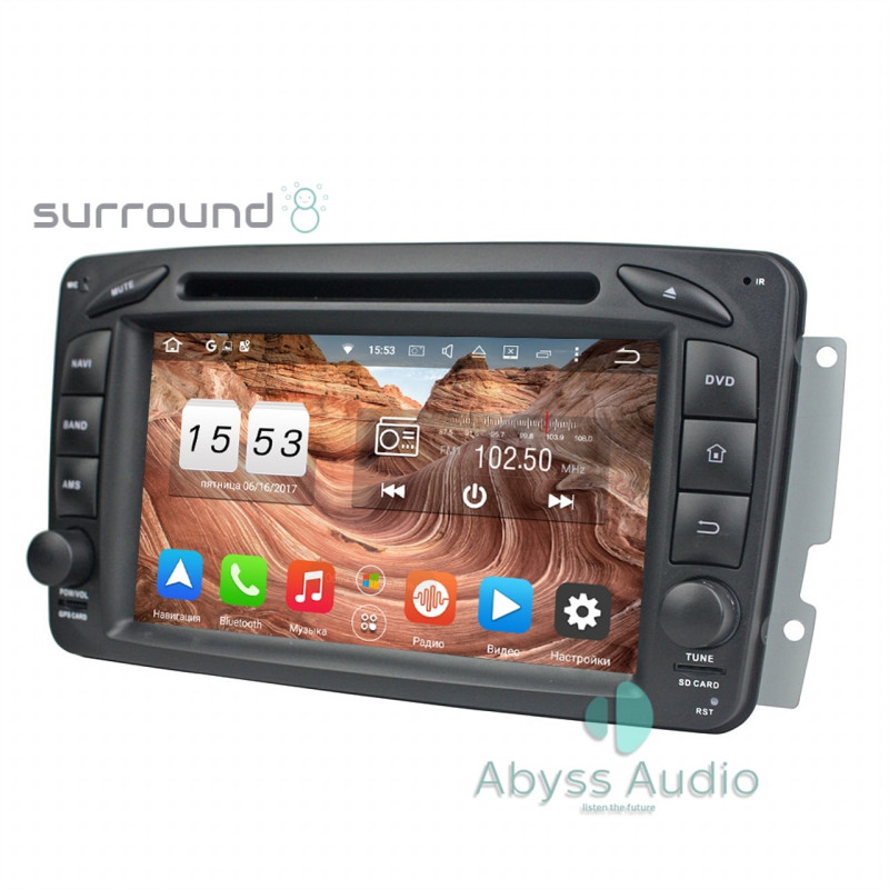 Android head unit Abyss Audio for Mercedes SLK W170 1998-2001