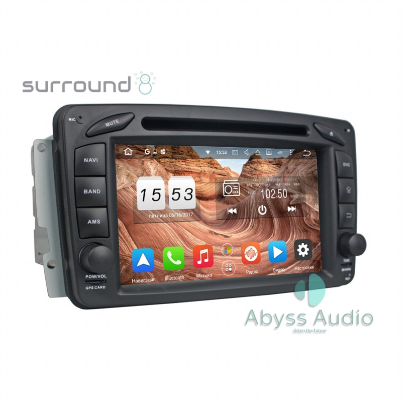 Android head unit Abyss Audio for Mercedes SLK W170 1998-2001