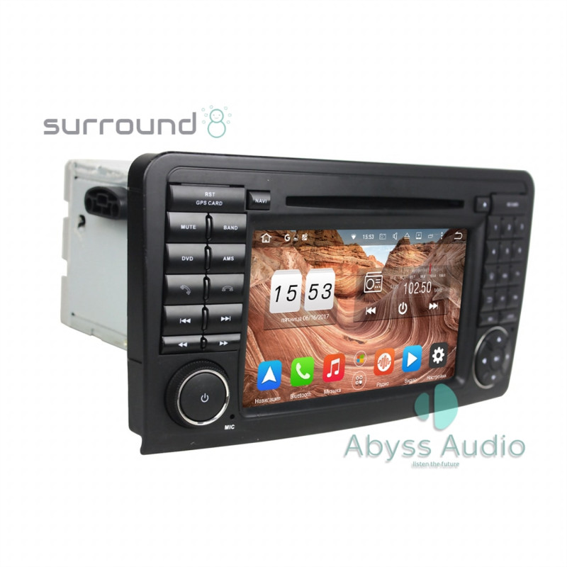 Android head unit Abyss Audio for Mercedes ML CLASS W164 2005-2012