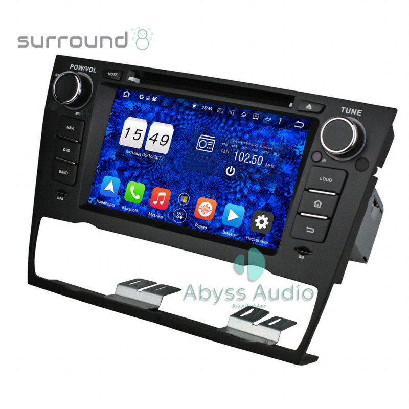 Android head unit Abyss Audio for BMW 3 E90/E91/E92/E93 2005-2012