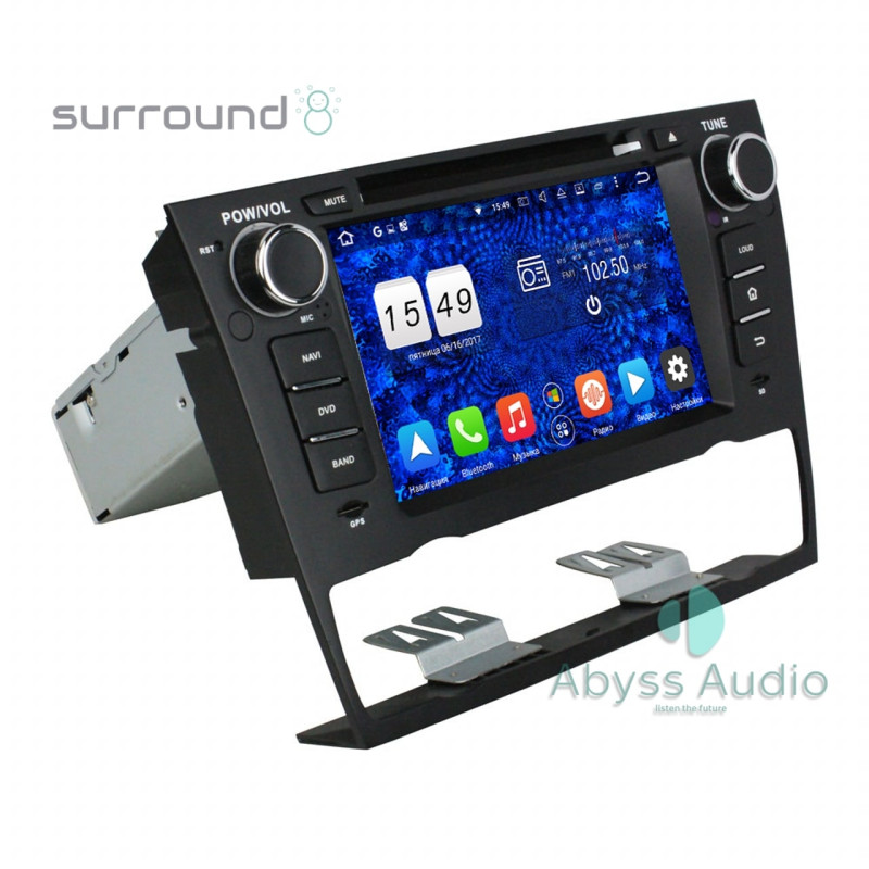 Android head unit Abyss Audio for BMW 3 E90/E91/E92/E93 2005-2012
