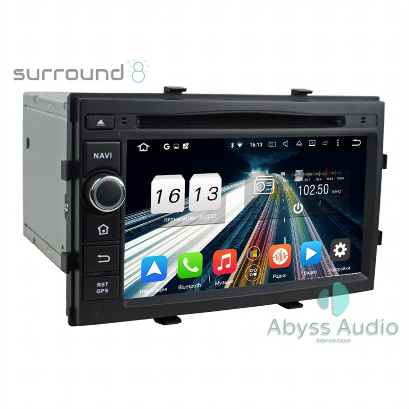 Android head unit Abyss Audio for Ford Cobalt /Spin/Onix 2012-