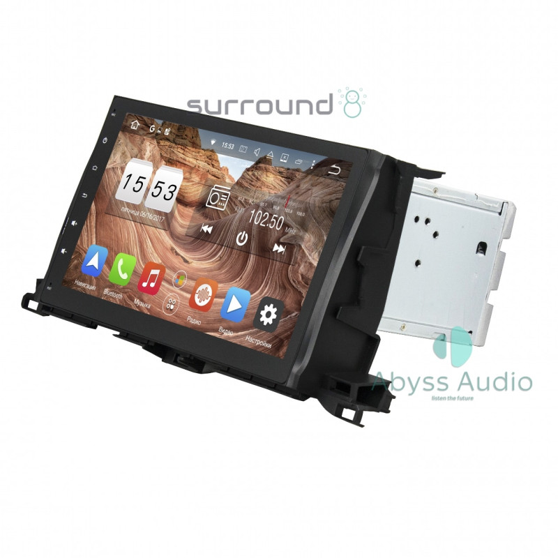 Android head unit Abyss Audio for Toyota Highlander 2015