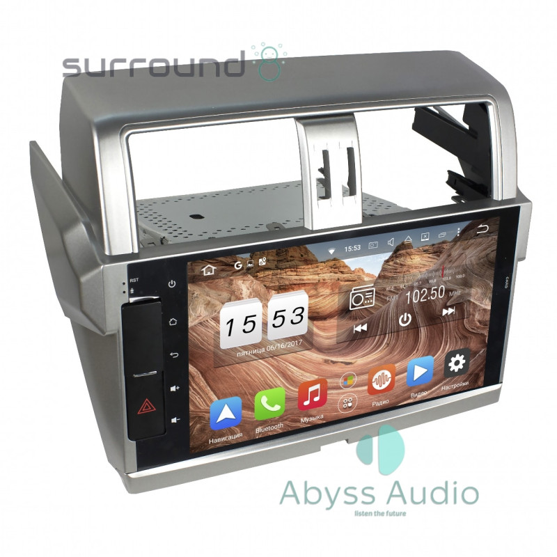 Android head unit Abyss Audio for Toyota Prado 2014-2015