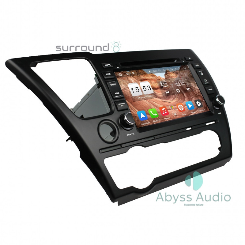 Android head unit Abyss Audio for Honda Civic 2014Sedan