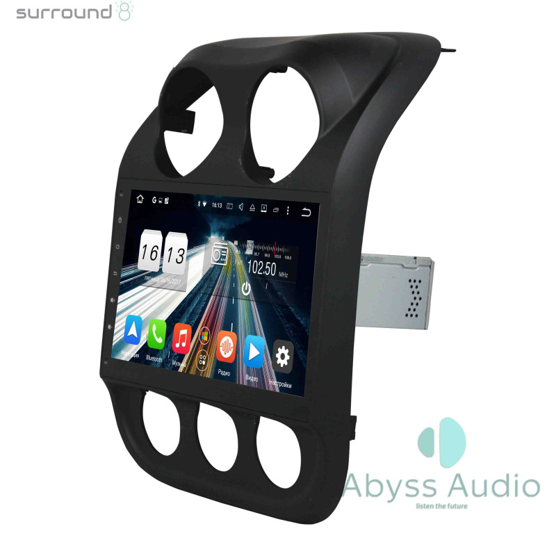 Android head unit Abyss Audio for Jeep Compass