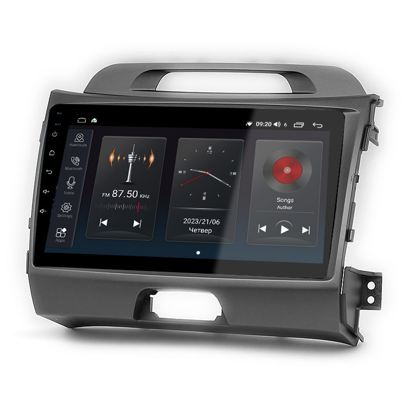 Android head unit Abyss Audio SP-9192 for KIA SPORTAGE 2010-2012