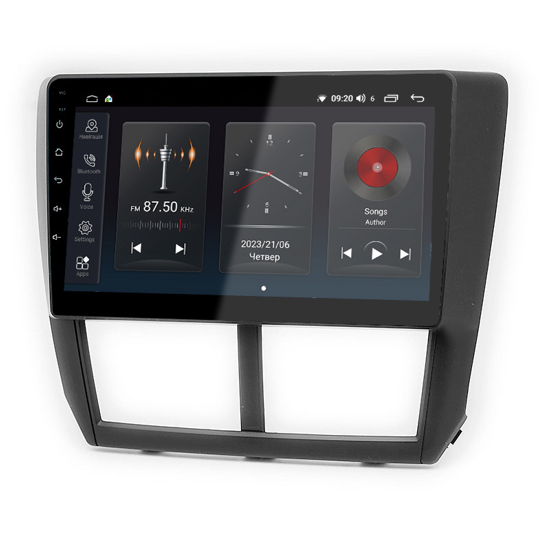 Android head unit Abyss Audio SP-9352 for Subaru Forester / Impreza 2007-2012