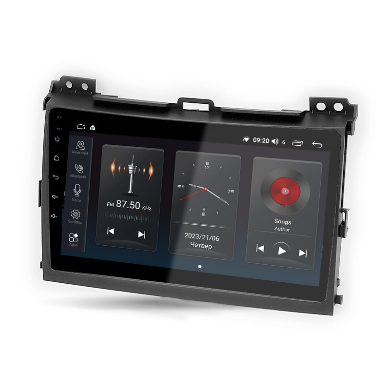 Štátní magnetofon Abyss Audio SP-9144 pro Toyota PRADO J120 (2006–2010)